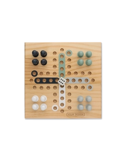 Claire Wooden Ludo Game