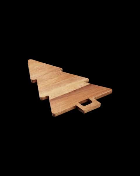 Acacia Christmas Tree Serving Board