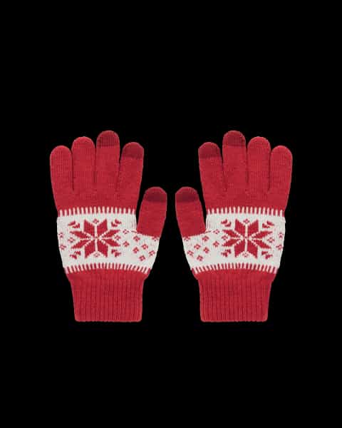 Winter gift mug and gloves set