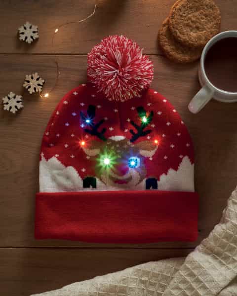 Christmas LED Knitted Beanie