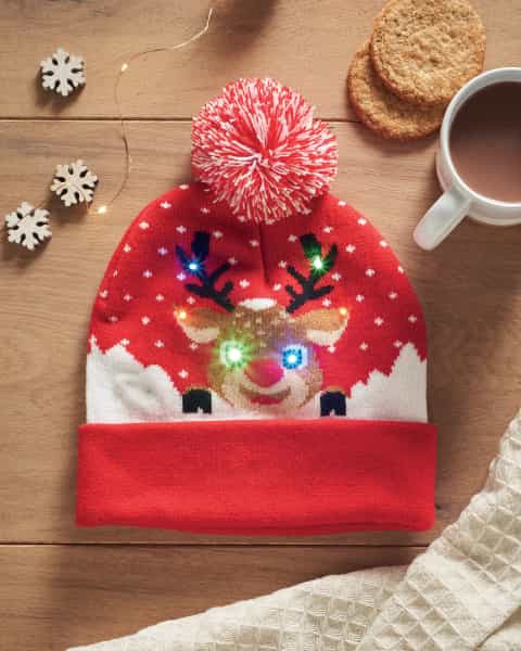 Christmas LED Knitted Beanie