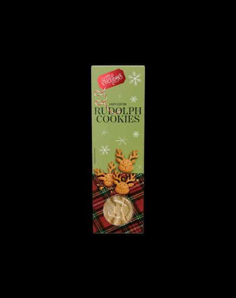Happy Holidays Rudolph cookies