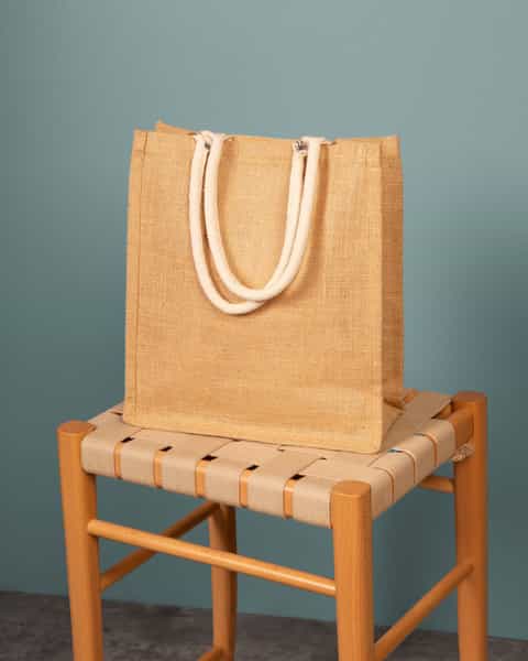 Shopper Jute Tote Bag