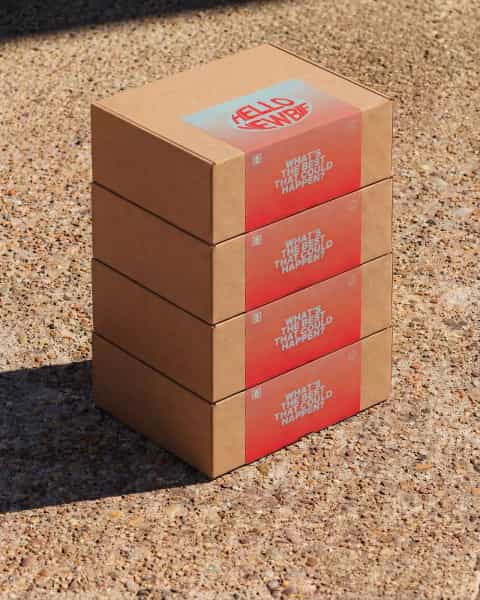 Sticker for Plain Box