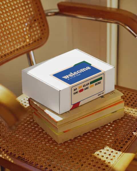 Sticker for Plain Box