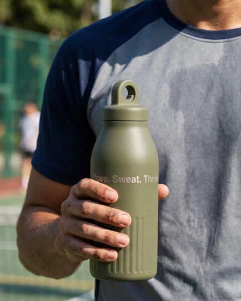 Sagaform Handy Click Bottle · 500 ml