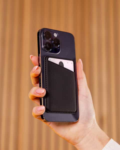 Magnetic Phone Card Holder