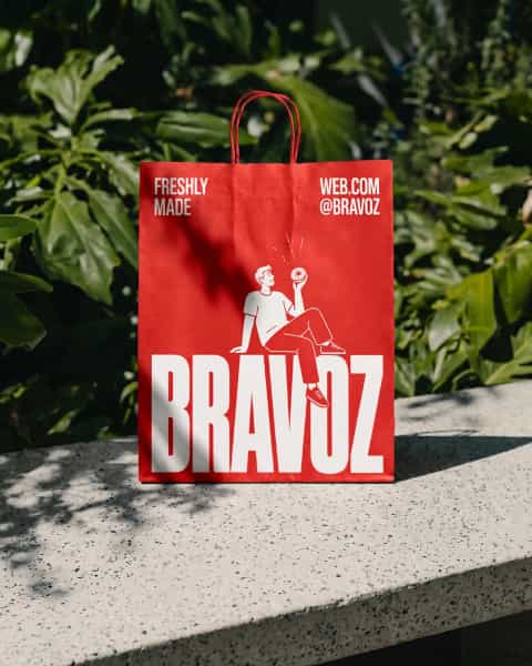 Twisted Handle Bags