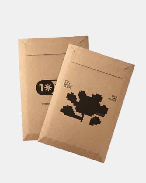 Stamped Kraft Envelope
