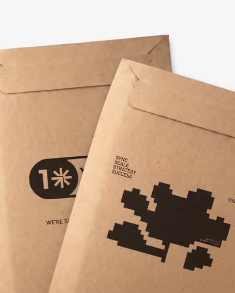 Stamped Kraft Envelope