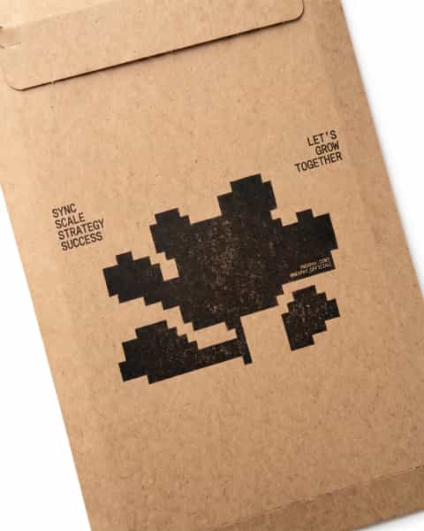 Stamped Kraft Envelope