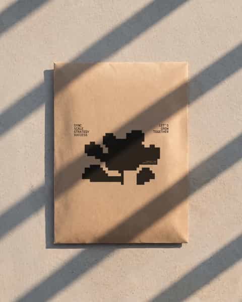 Stamped Kraft Envelope
