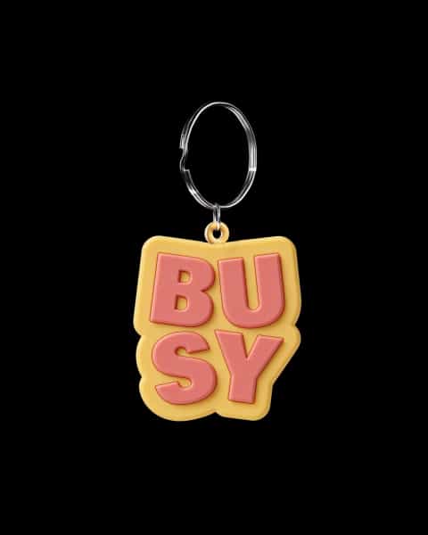 Soft Rubber Keychain