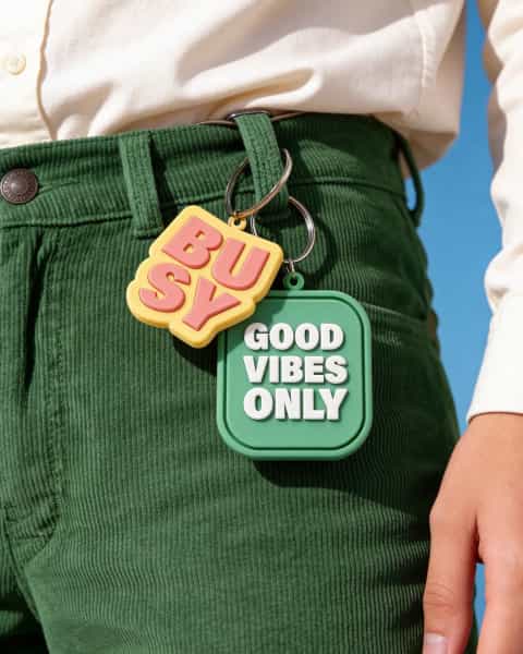 Soft Rubber Keychain