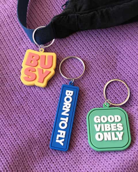 Soft Rubber Keychain