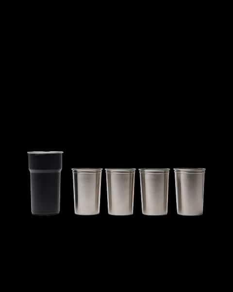 Parks RCS Stainless Steel Cup Set · 4 × 250 ml