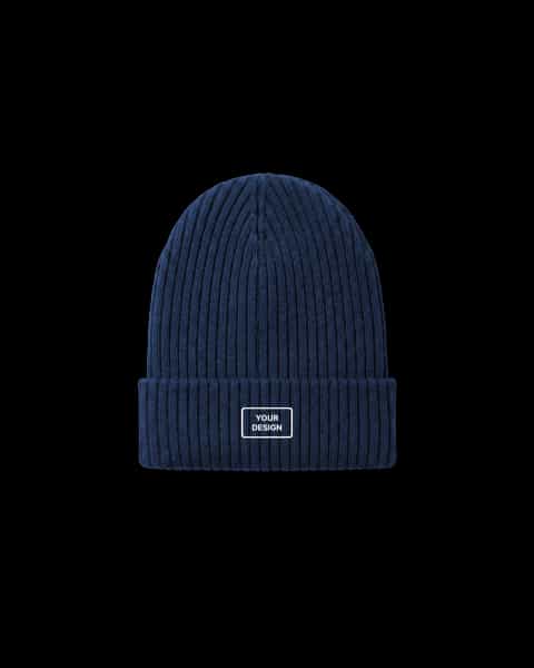 Double Knitted Rib Beanie