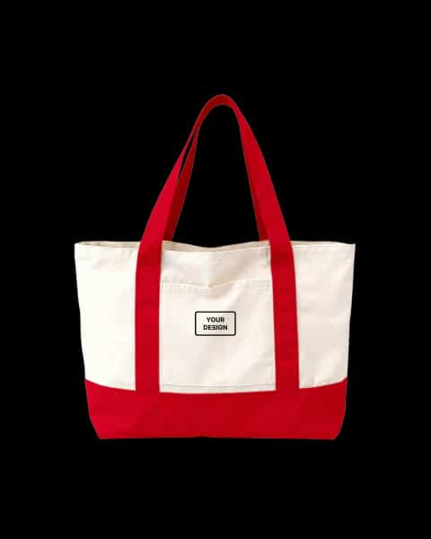 Bespoke Dual Color Shopper Tote