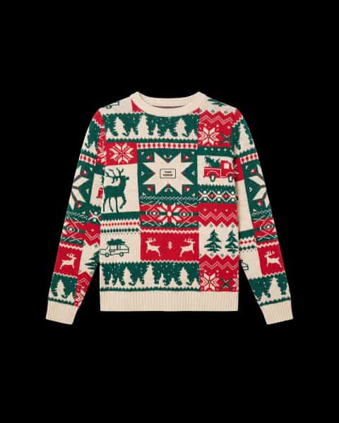 Christmas knitted sweater S-M