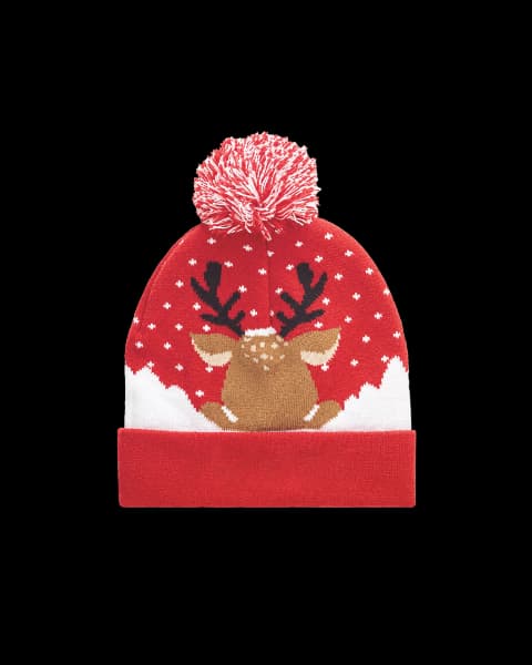 Christmas knitted beanie LED
