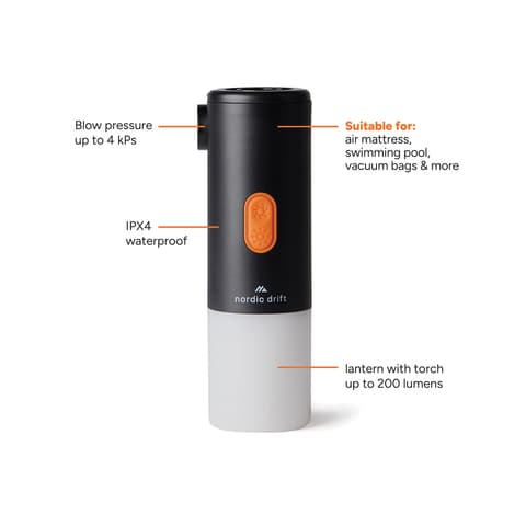 Nordic Drift Titan Portable Air pump camping light - Image 1