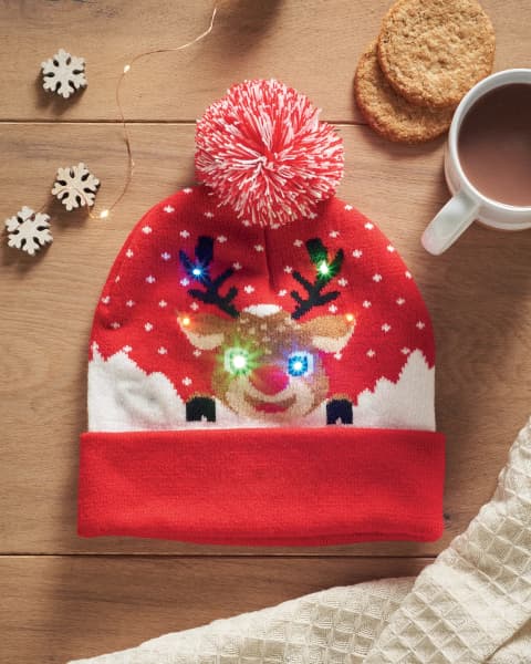 Christmas LED Knitted Beanie