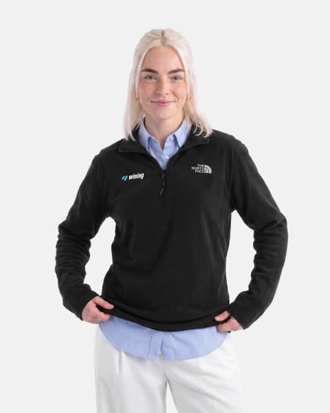 The North Face Quarter Zip Fleece Jacket