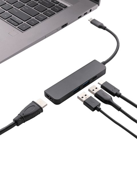 Aluminum hub with HDMI input