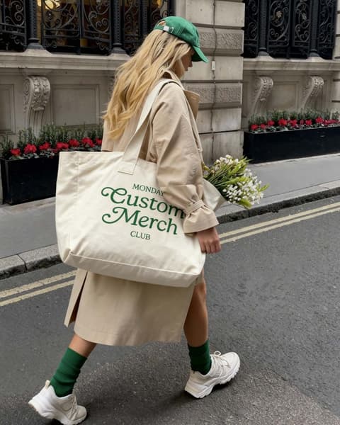 Oversized Soft Canvas Tote