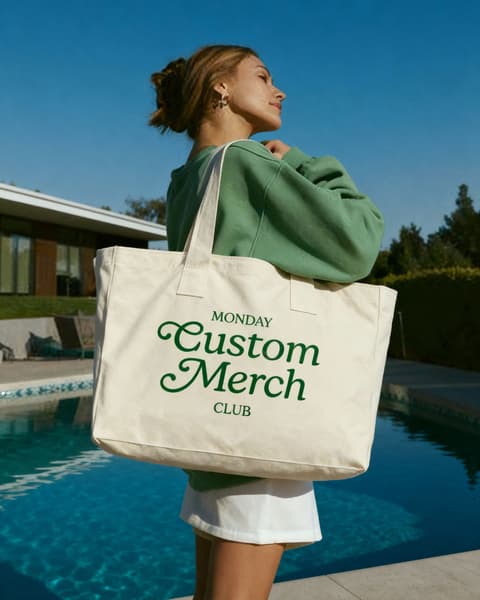 Oversized Soft Canvas Tote