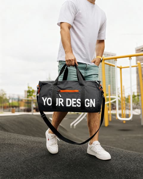 Nylon Fitness Duffel Bag