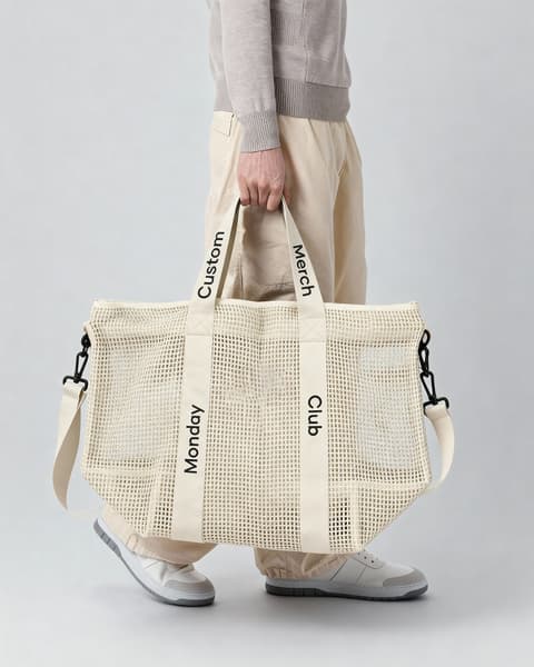 Mesh Shopper Tote