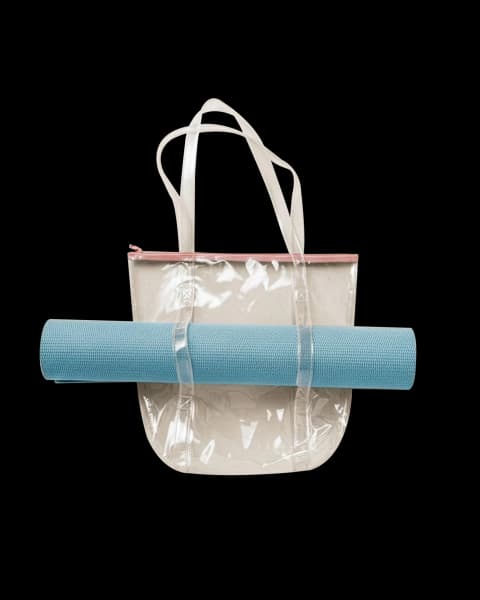 Clear Yoga Tote Bag
