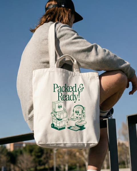 Double Handle Tote Bag