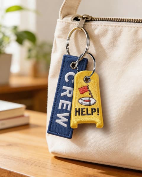 Embroidery Keychain