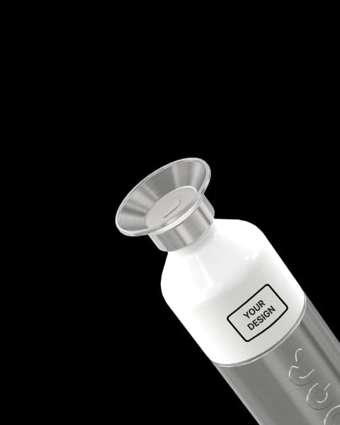 Dopper Silver x Flip Straw · 490 ml