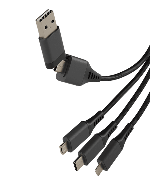 Recycled Aluminium 6-in-1 Charging Cable