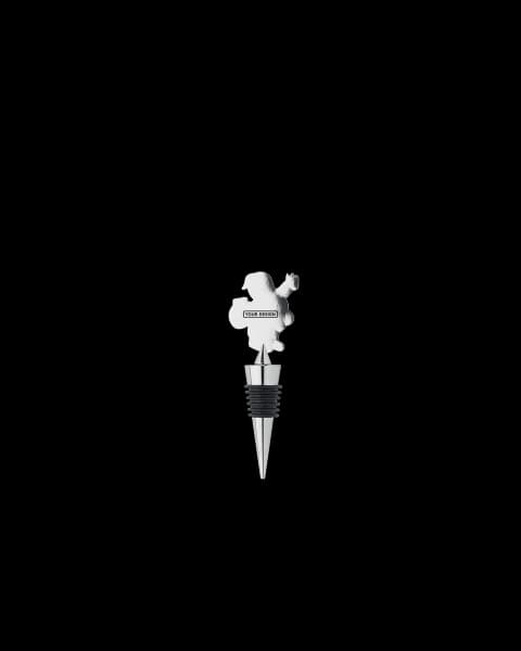 Bottle stopper Christmas motif