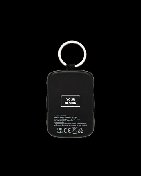 Nexo RCS keychain 2000 mah powerbank with integrated cables
