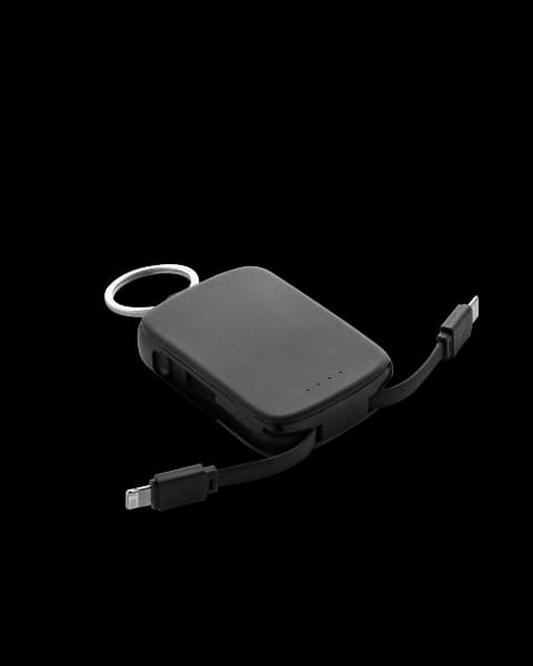 Nexo RCS keychain 2000 mah powerbank with integrated cables