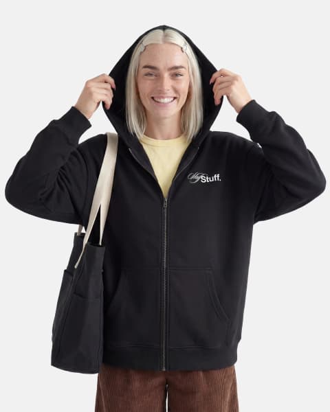 Express AS Colour Relaxed Zip Hoodie