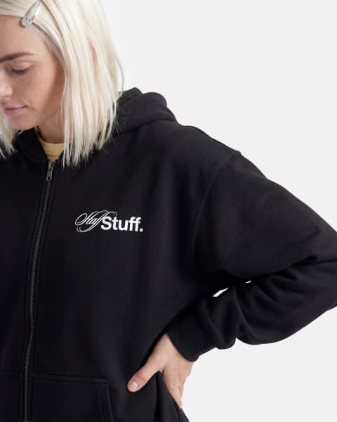 Express AS Colour Relaxed Zip Hoodie