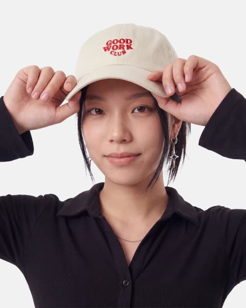 Unstructured 6 Panel Cap