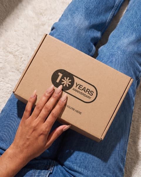 Stamped Mailer box