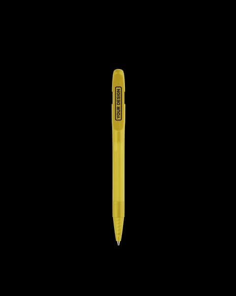 Stylo transparent contemporain