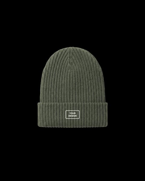 Double Knitted Rib Beanie