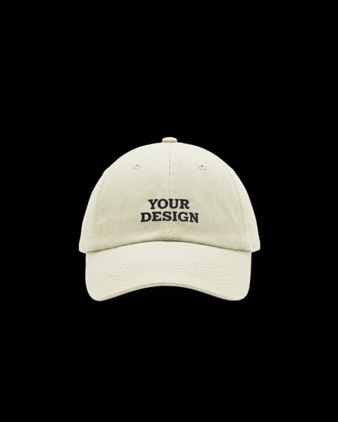 Gorra desestructurada de 6 paneles