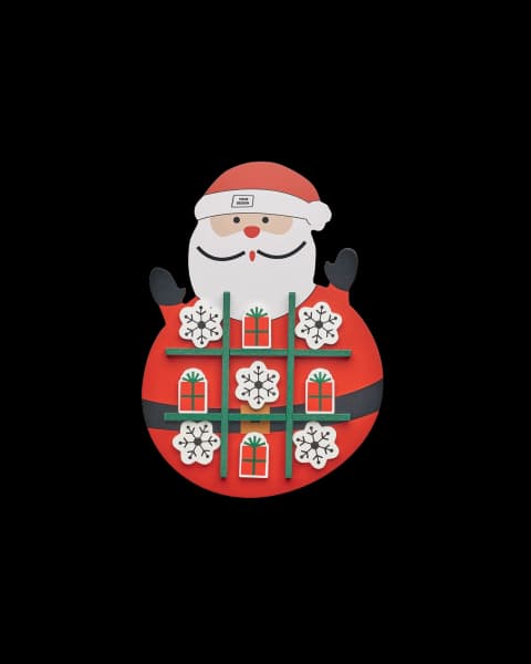 Tic Tac Toe-Weihnachtsspiel