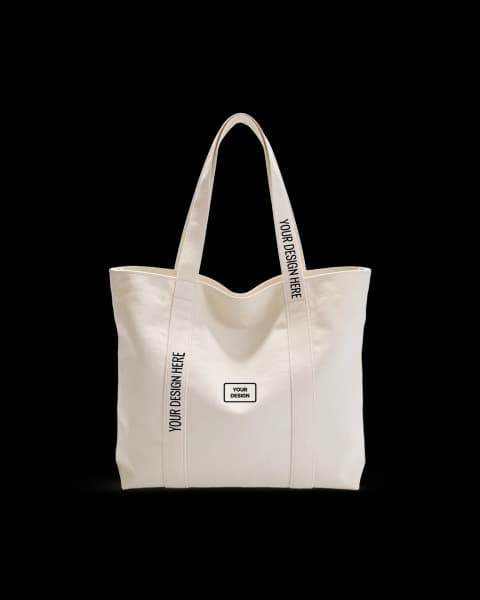 Custom Text Strap Tote