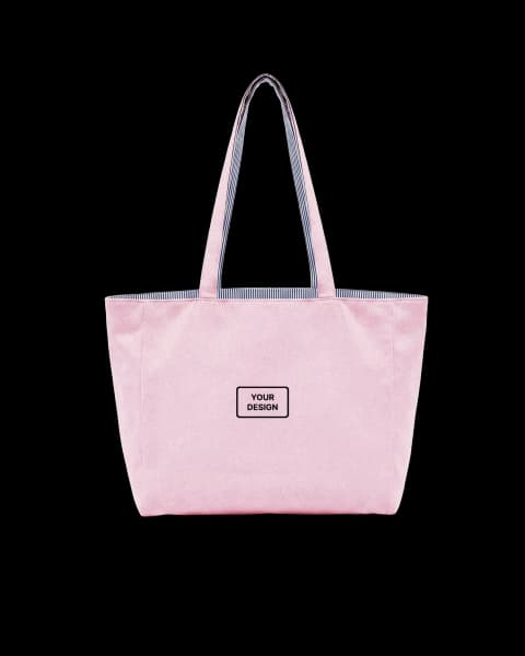 Tote bag réversible en toile